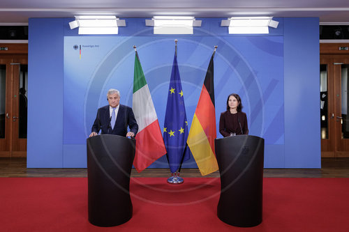 BMin Baerbock trifft AM ITA Tajani