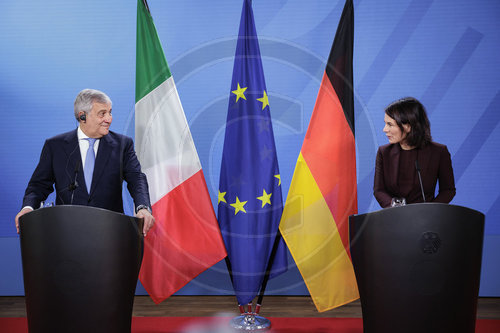 BMin Baerbock trifft AM ITA Tajani