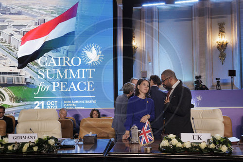 Aussenministerin Baerbock reist zum Cairo Summit for Peace