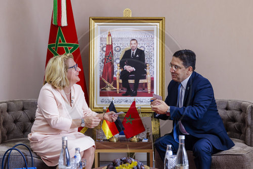 Svenja Schulze (SPD), Bundesministerin fuer wirtschaftliche Zusammenarbeit und Entwicklung, trifft Bourita
