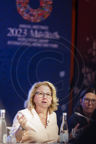 Svenja Schulze (SPD), Bundesministerin fuer wirtschaftliche Zusammenarbeit und Entwicklung,