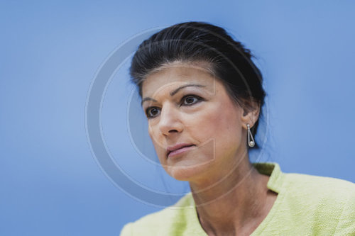 Pressekonferenz zur Gruendung des Vereins Buendnis Sahra Wagenknecht