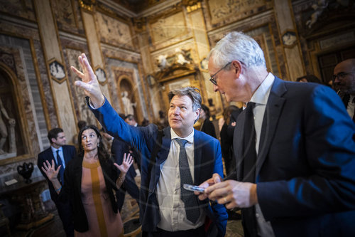 Reise des Bundeswirtschaftsministers und Vizekanzlers Robert Habeck nach Rom