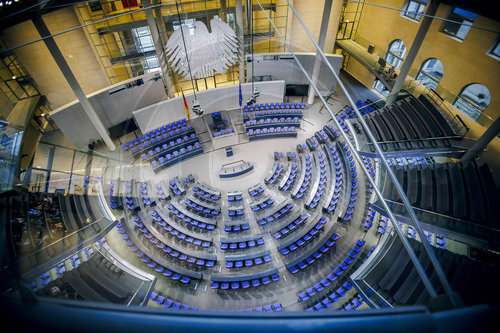 Leerer Bundestag