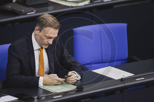 Christian Lindner im Deutschen Bundestag