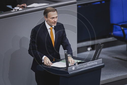 Christian Lindner im Deutschen Bundestag