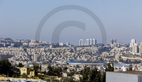 Blick auf Ramallah, 19.12.2023.
