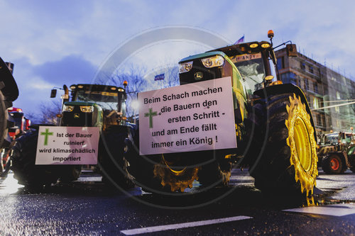 Bauern-Proteste in Berlin