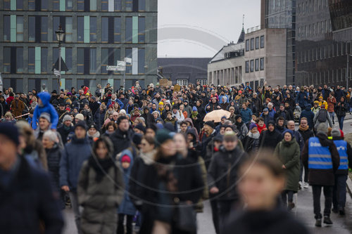 Demonstration gegen Rechtsextremismus in Berlin
