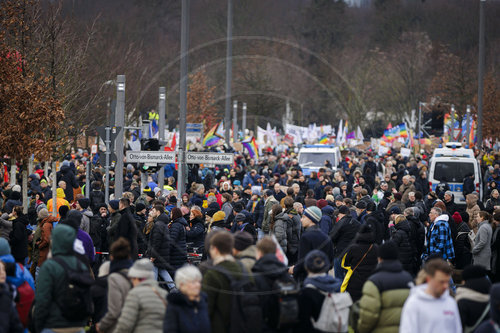 Demonstrate Against Right-Wing Extremism In Berlin