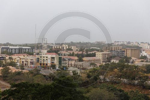Strassenszene in Abuja, Nigeria