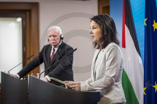 Baerboch trifft palaestinensischen Aussenminister
