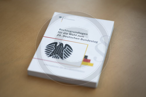 Buchcover ‚Äö√Ñ√ªRechtsgrundlagen f‚àö¬∫r die Wahl zum 20. Deutschen Bundestag‚Äö√Ñ√∫