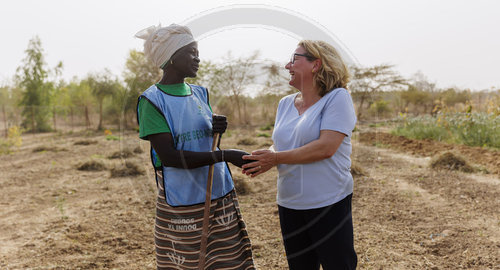 Svenja Schulze (SPD), in Burkina Faso