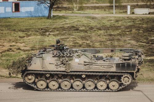 Militaeruebung 'Wettiner Schwert' in Schnoeggersburg