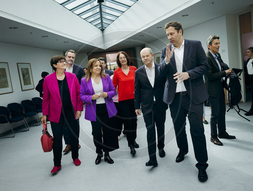 SPD-Sitzung mit euroaeischen Abgeordneten