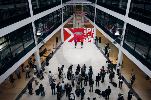 SPD-Sitzung mit euroaeischen Abgeordneten