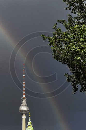 Regenbogen in Berlin