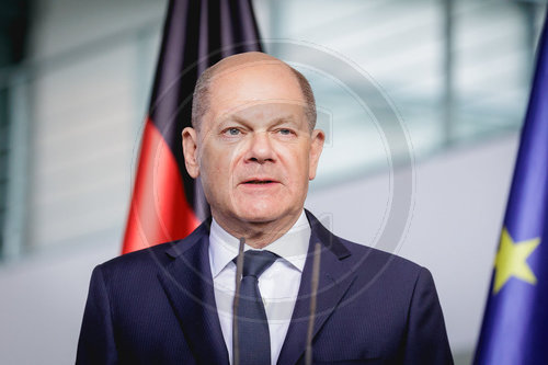 Kanzler Scholz empfaengt Vorsitzenden des Staatspraesidiums von Bosnien und Herzegowina