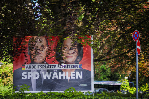 SPD Wahlplakat zur Europawahl