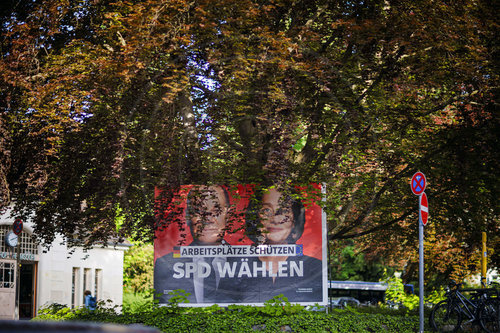 SPD Wahlplakat zur Europawahl