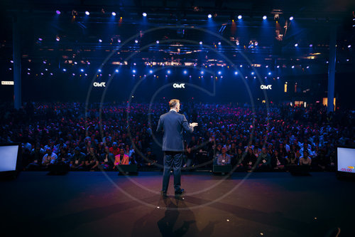 Christian Lindner auf dem OMR-Festival