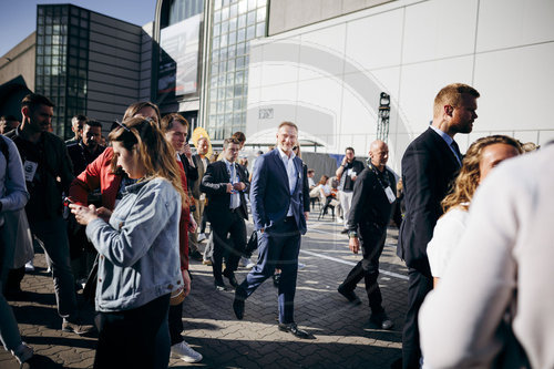 Christian Lindner auf dem OMR-Festival