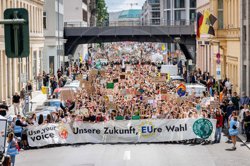 Klimastreik zur EU-Wahl