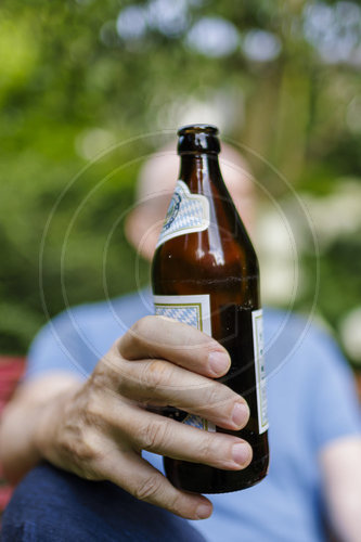 Bier im Gruenen