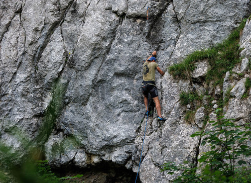 Klettern am Fels