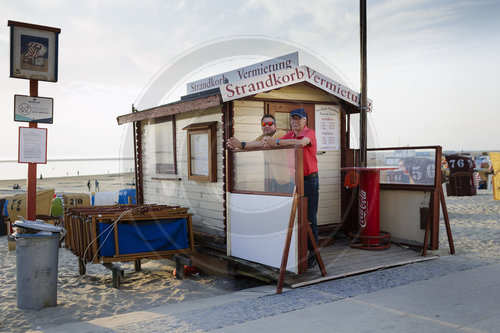 Strandkorb Vermietung auf Borkum