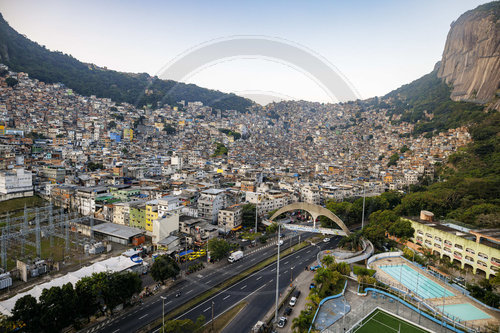 Blick auf die Favela Rocinha