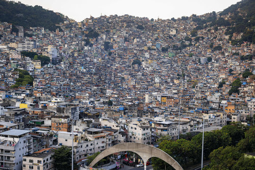 Blick auf die Favela Rocinha