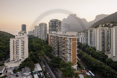 Blick auf den Stadtteil Sao Conrado