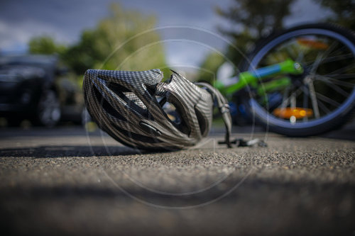 Symbolfoto Unfall mit dem Fahrrad