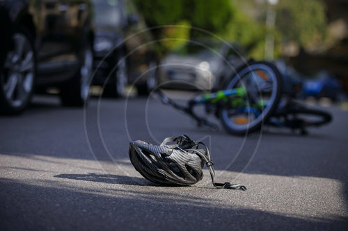 Symbolfoto Unfall mit dem Fahrrad