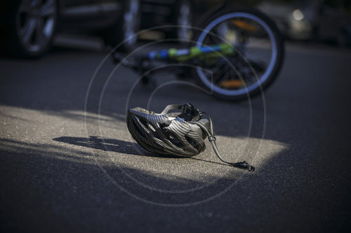 Symbolfoto Unfall mit dem Fahrrad