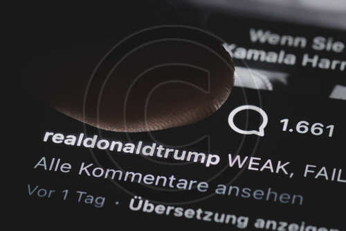 Donald Trump auf Instagram