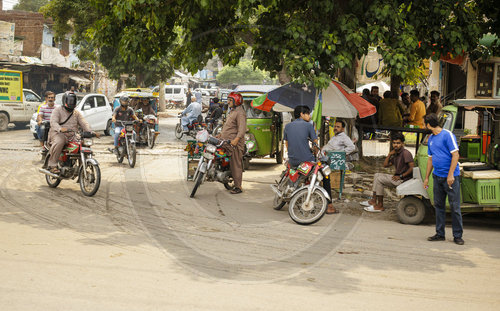 Strassenszene in Lahore