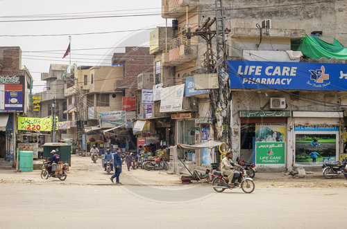 Strassenszene in Lahore