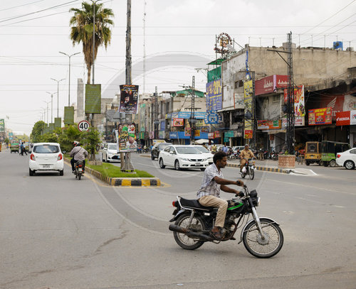 Strassenszene in Lahore