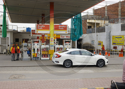 Strassenszene in Lahore