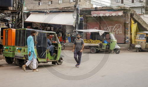 Strassenszene in Lahore