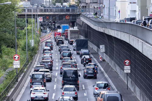 Stockender Verkehr