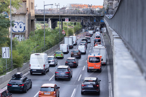 Stockender Verkehr