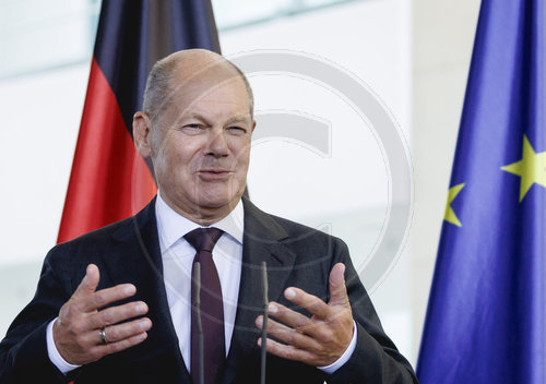 Olaf Scholz empfaengt britischen Premierminister