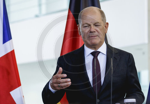 Olaf Scholz empfaengt britischen Premierminister