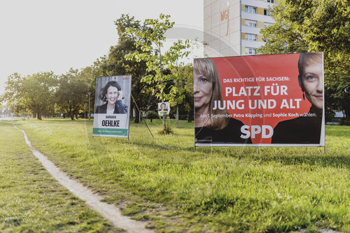 Wahlkampf in Sachsen