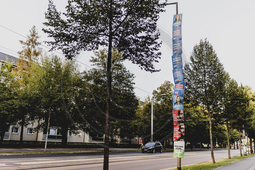 Wahlkampf in Sachsen