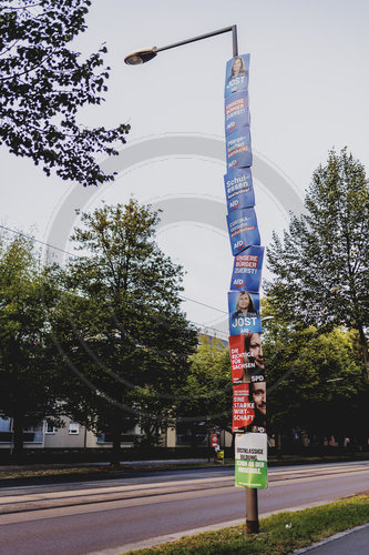 Wahlkampf in Sachsen